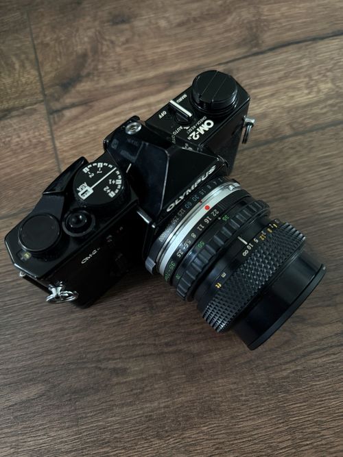 Olympus OM-2N 35mm SLR Film Camera Black — image 2