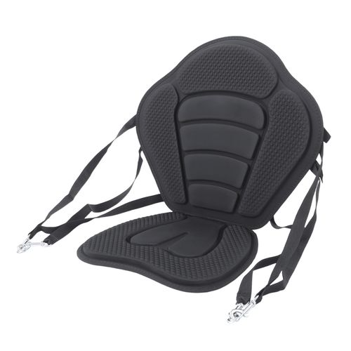 Kayak Seat Adjustable Sit On Top Canoe Back Rest Support Cushion Safety Black — image 1