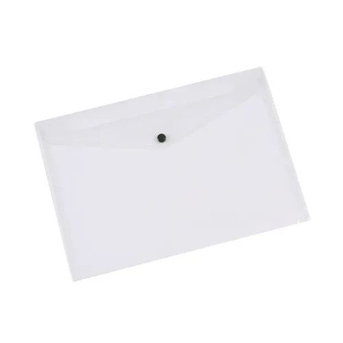 Plastic Stud Wallet Folders Size A3 A4 A5  Document Clear File Popper Wallets