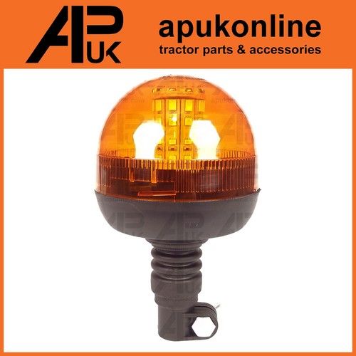 LED Flashing Warning Amber Beacon for Case IH New Holland John Deere Tractor