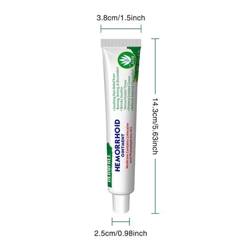 Hemorrhoid Cream Haemorrhoids Fissure Gel Piles Anal Fissure Prolapse Ointment — image 14
