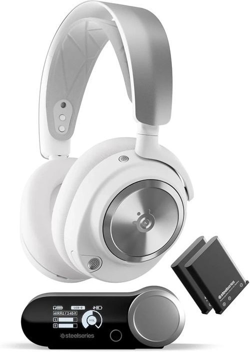 SteelSeries Arctis Nova Pro Wireless Gaming Headset PS5 PC + Base Station White — image 1