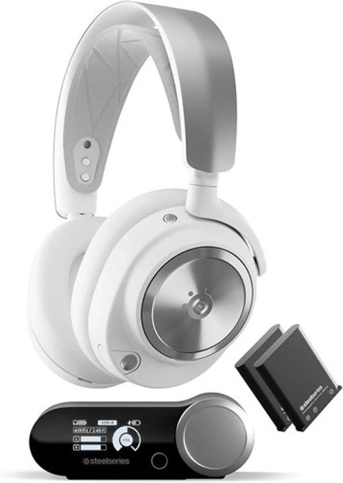 SteelSeries Arctis Nova Pro Wireless Gaming Headset PS5 PC + Base Station White