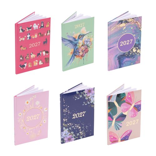 2027 Diary A5 Week to View 2027 Diaries Full Year Organiser Calendar Planner — image 1