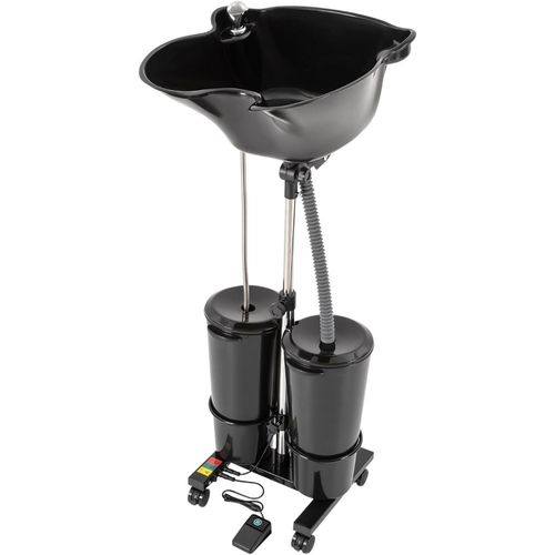 Portable Hairdressing Backwash Mobile Shampoo Basin Sink Salon Wash Hair Bowl UK — image 2