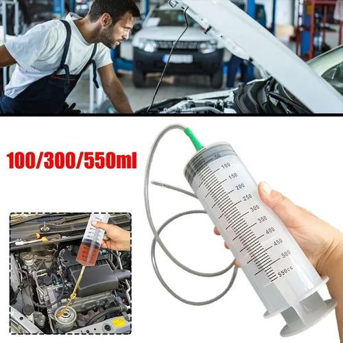 100ml Large Oil Syringe Pump Extractor With Hose Car Fluid Transfer — image 2