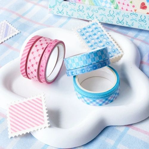 Cute 30 Rolls Washi Tape Set DIY Scrapbooking Paper Adhesive Children Rainbow — image 11