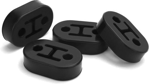 4PCS Poly Polyurethane Exhaust Hanger Mounts 2 Hole Muffler Rubber Universal — image 7