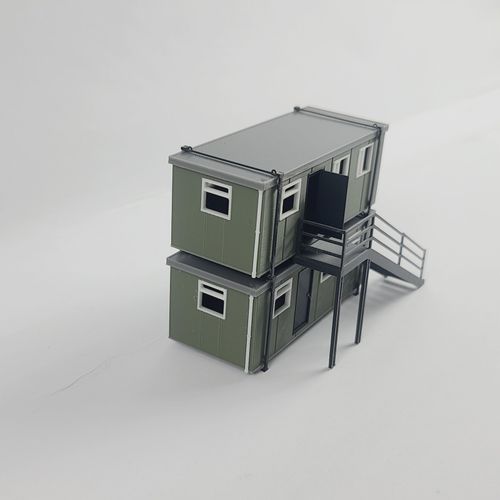 Model Railway Colour Portable Cabin - Stackable Modular Building OO Gauge 1:76 — image 4