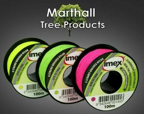 IMEX Professional Builders Braided Nylon String Brick Laying Line 100M High Vis
