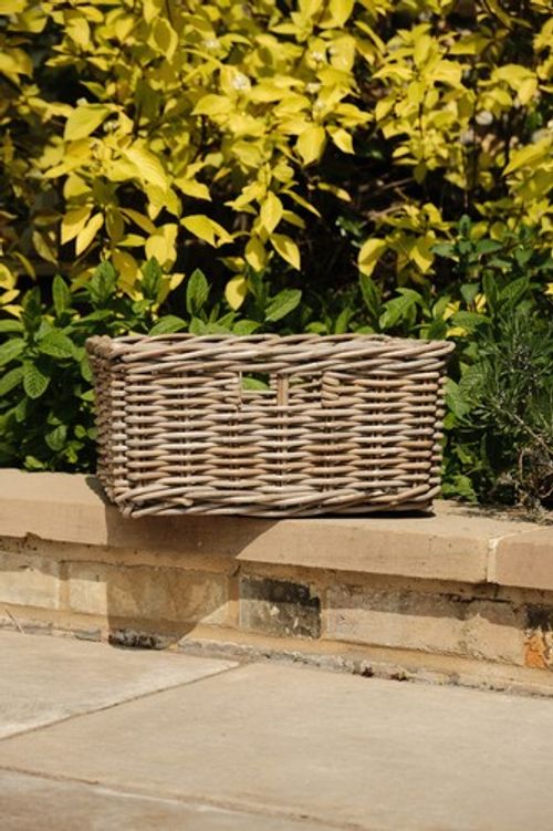 Kubu Large Square Storage Basket Home Tidy Toys Wicker Organiser