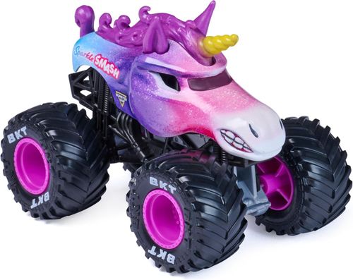 Monster Jam Sparkle Smash Monster Truck, gegoten voertuig, schaal — image 5