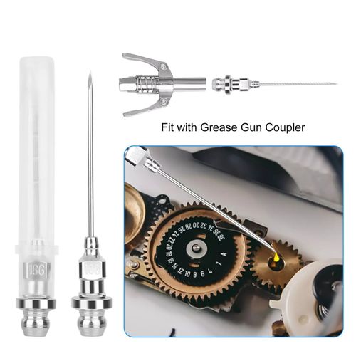 8pcs Grease Gun Injector Needle Dispenser Nozzle 90 Degree Coupler Adapter Tool — image 7