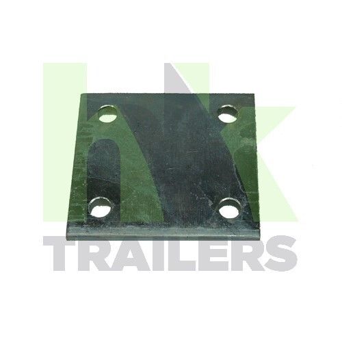 4" Drop Plate, Tow Ball, Tow Hitch, Tow Bar, Height, Silver, 4 inch, Maypole