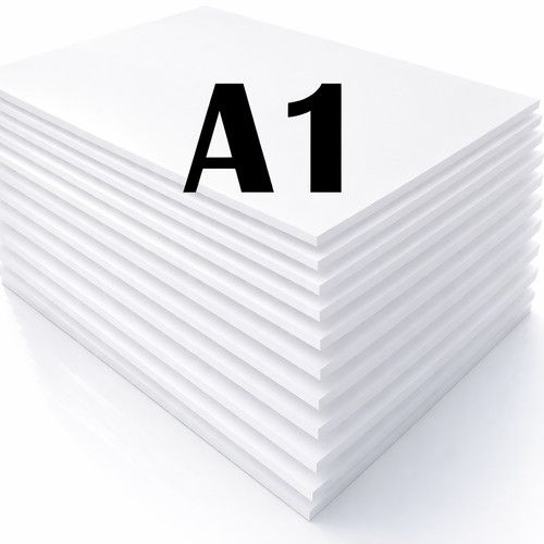 A1 White Foamboard – 5mm Thick x 10 Sheets (594mm x 841mm) – Lightweight Mountin