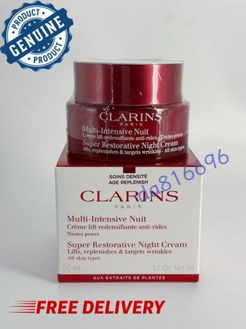 Clarins Super Restorative Night Cream Multi-Intensive Nuit 50ml All Akin Types
