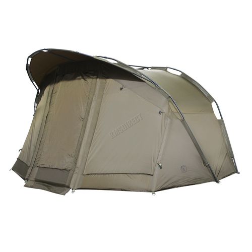 CARPZILLA Fishing Bivvy 2 Man Waterproof Camping Tent Shelter Door Windows Green — image 2