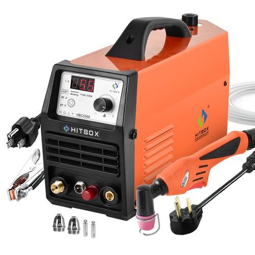 UK Air Plasma Cutter 55Amp 220V HF Non-Touch Pilot Arc Cutting Machine 2T / 4T