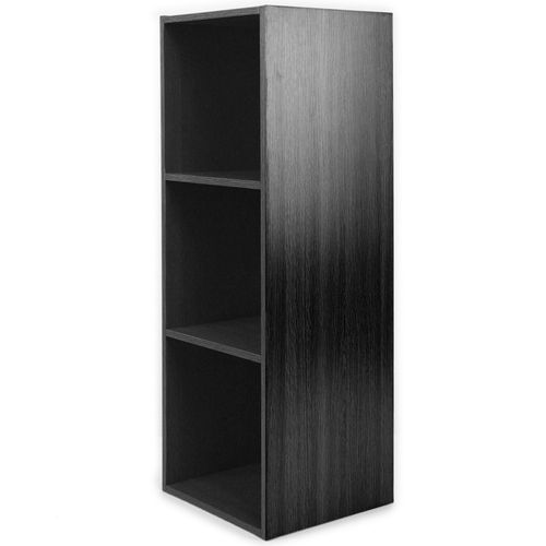 Vinyl LP Music Record Storage Box Cube 12" Cabinet Case Unit Rack Display Black — image 3