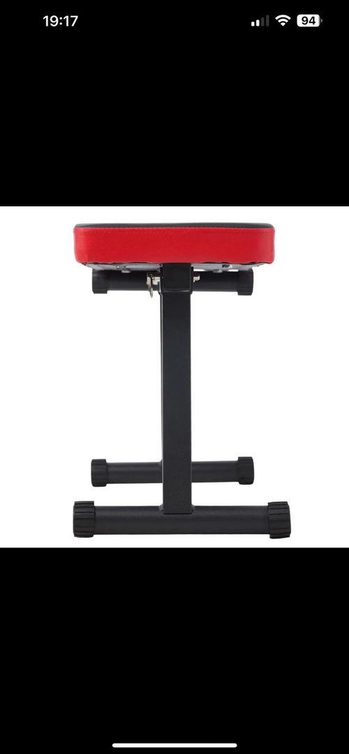 Flat Weight Bench Foldable Strength Training Exercise Home Gym Workout Fitness — image 9