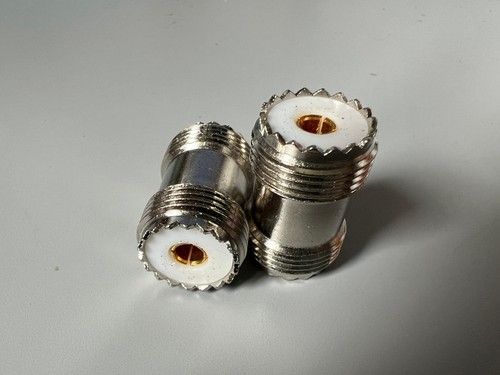PL259 SO239 UHF Female Socket to Socket Adaptor / Connector for Ham Radio CB UK
