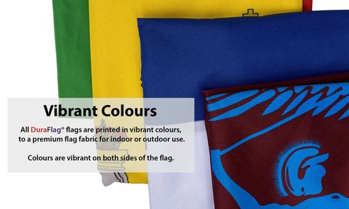 CRUSADES DURAFLAG 150cm x 90cm 5x3 FEET HIGH QUALITY FLAG ROPE & TOGGLE — image 5
