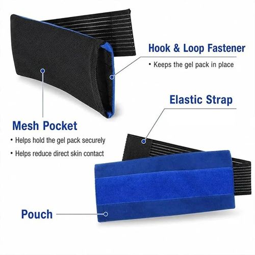 Reusable Hot Cold Gel Ice Pack Compress Wrap Therapy Pain Relief Knee Elbow Join — image 4