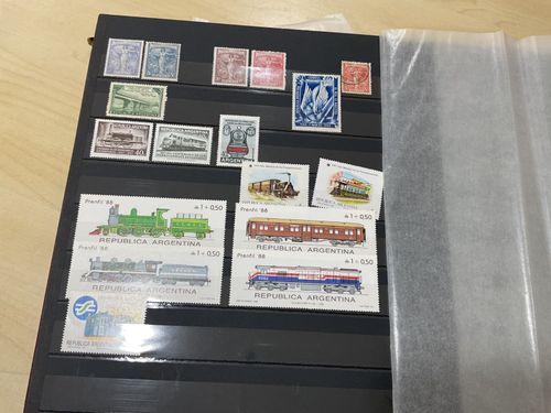 World stamps. Mostly airmails + birds.  Mint/used. Stock book @193 — image 12