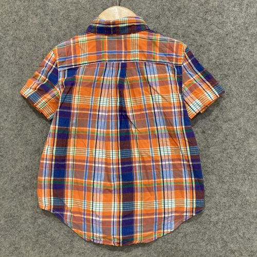 Ralph Lauren Shirt Boys 2-3 Years Multicolour Plaid Cotton Button Down Summer — image 8