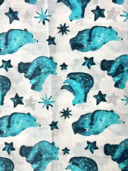 Large Baby Muslin Squares Swaddle Burp Cloths 100% Cotton Towels 5pcs 70 x 70cm — image 3