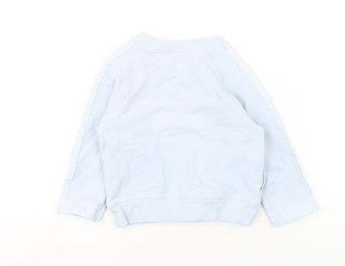 Girls UK Size 2 Years Preworn Blue Pullover — image 2