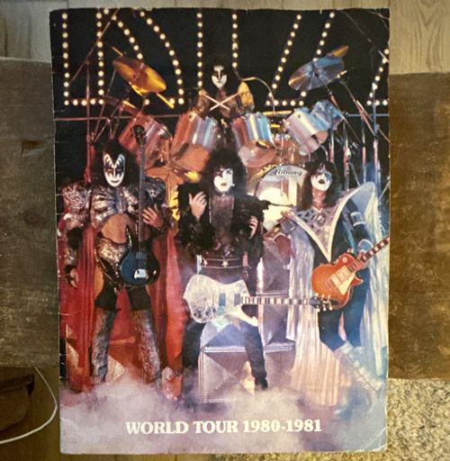 KISS World Tour 1980-1981 Programme - Original Tour Programme RARE item