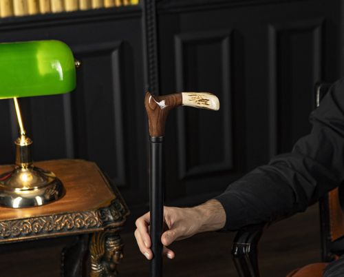 Handmade Gentleman Cane, Classic Wooden Walking Stick Gift, Derby Walking Cane — image 5