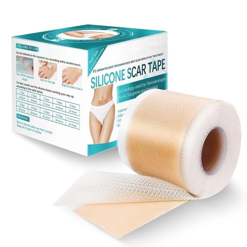 Waterproof Reusable Silicone Scar Tape Breathable Skin Friendly Adhesive Strips — image 6