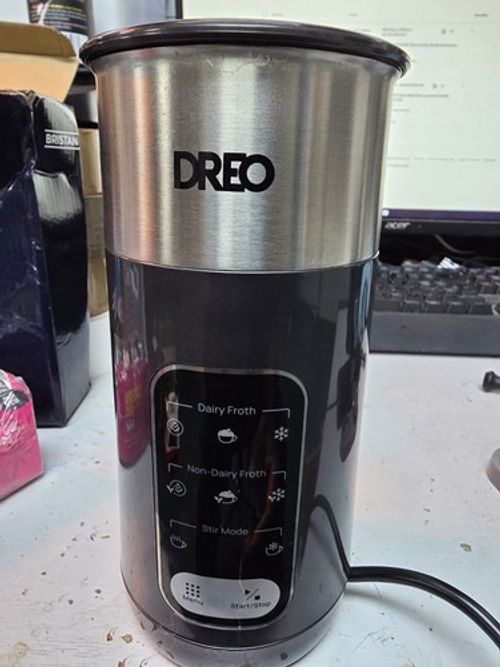 Dreo Baristamaker Milk Frother & Foamer - 4-in-1 Hot/Cold Latte Art -