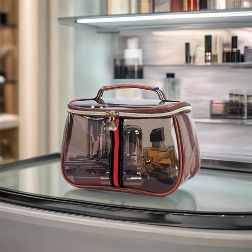 💄 Transparent Large Capacity Women’s Makeup Bag Waterproof PVC Travel Toiletry — image 1