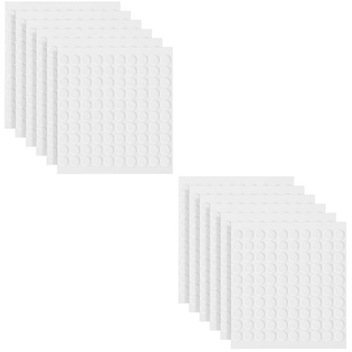 1600Pcs Durable Acrylic Double Sided Adhesive Dots Clear for Home and Office Fix — image 6