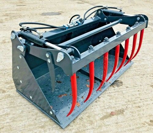 BOBCAT SKIDSTEER BUCKET GRAB, Belle,neuson, JCB robot, Kubota, tractor loader