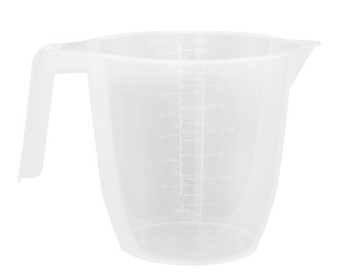 Measuring Jug Plastic Kitchen Bar Baking Cooking Stackable Handle 1L - 2L