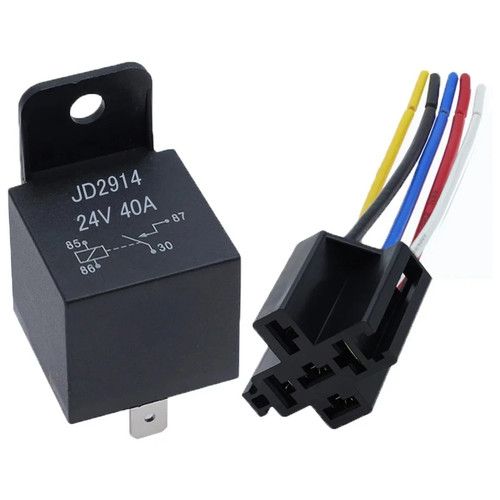 4/5 Pin 40A Car Relay Waterproof 12V/24V Auto Relay Normally Open