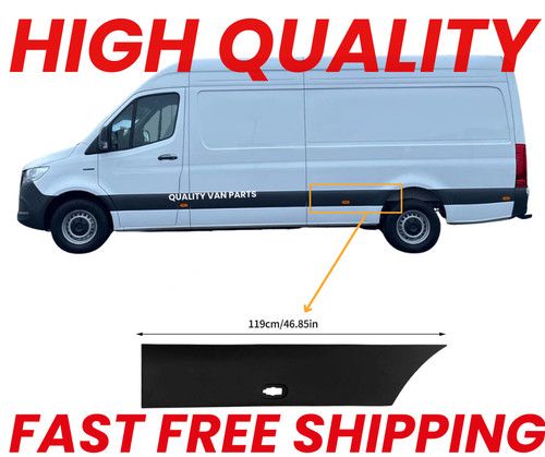 For Mercedes Sprinter W907 LWB Protective Moulding Left N/S 2018 on Plastic Trim