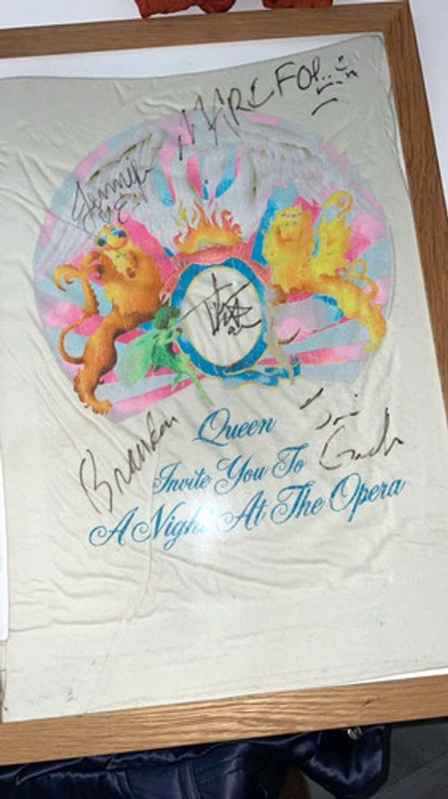 Queen A Night At The Opera Framed Autographed Reproduction Poster