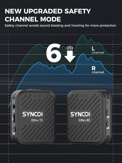 SYNCO G1(A1) Pro Wireless Lavalier Microphone With Charging Case for Camera Vlog — image 7