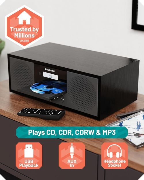 DAB500 CD Player, FM and DAB+ Digital Radio | Bluetooth, Mains Powered — image 6