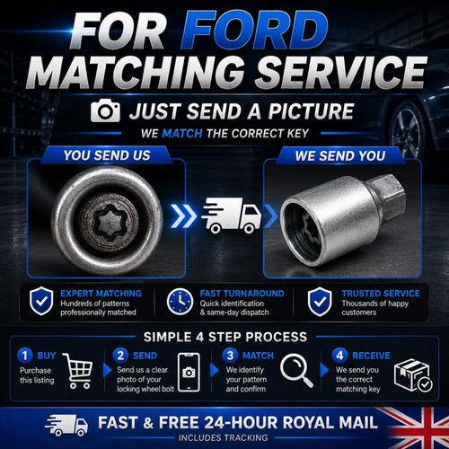 Ford Locking wheel Bolt Nut Master Key 24H Shipping High Quality OEM