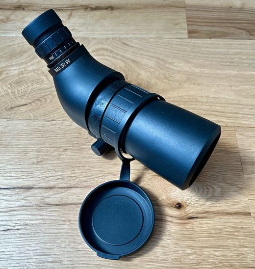 Minox MD 50 W Compact Angled Spotting Scope 30x 50mm Objective Black — image 1