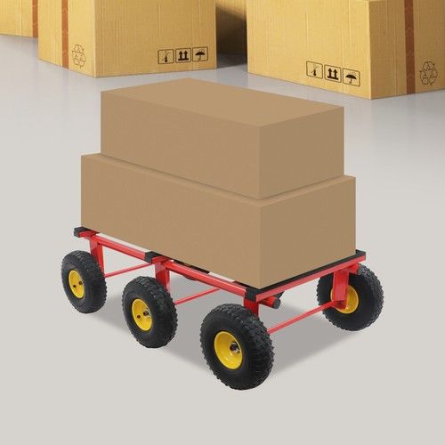 Heavy Duty All-terrain Mover, Modern Furniture Dolly Mover w 6 Inflatable Wheels