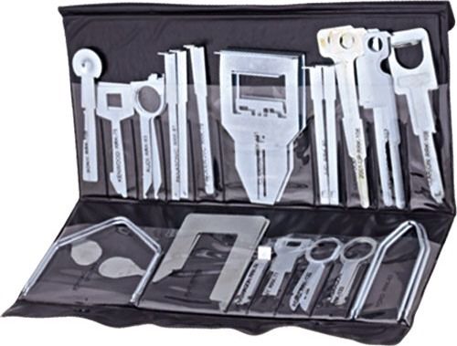 Professional Car Radio Stereo Headunit Removal Pins Kit Tools Keys Set