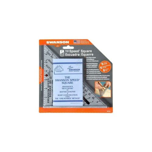 Swanson 7" Speed Imperial Speed Square WITH Blue Instruction Book — image 2