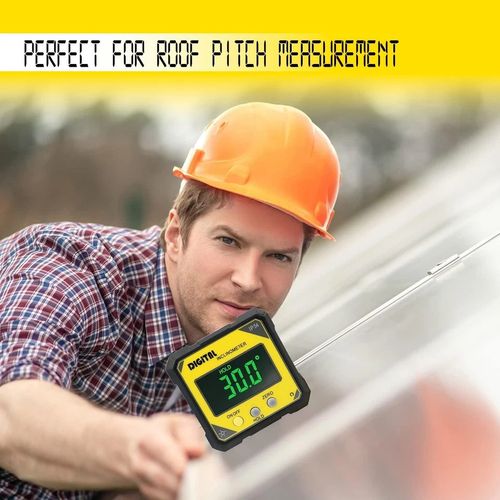 Digital Angle Finder Laser Level Inclinometer Protractor Gauge Magnetic Base LCD — image 7